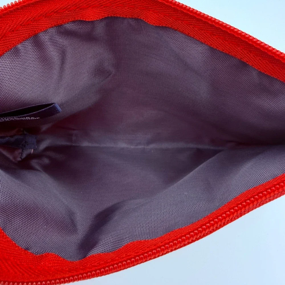 Nautica Cosmetic Bag Set Womens OS Red Excellent Synthetic